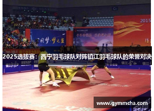 2025选拔赛：西宁羽毛球队对阵镇江羽毛球队的荣誉对决